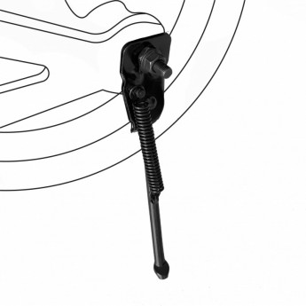 Подножка велосипедная MAXISCOO 14', Черная