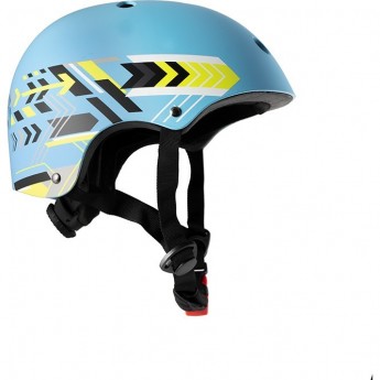 Шлем MAXISCOO детский, размер M, голубой с рисунком Шлем MAXISCOO детский, размер M, голубой с рисунком