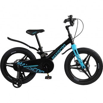 Велосипед 2-х колесный детский MAXISCOO "SPACE" (2023), Делюкс, 18", черный аметист