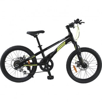 Велосипед 2-х колесный детский MAXISCOO "SUPREME" (2022), 6 скоростей, 20", черный