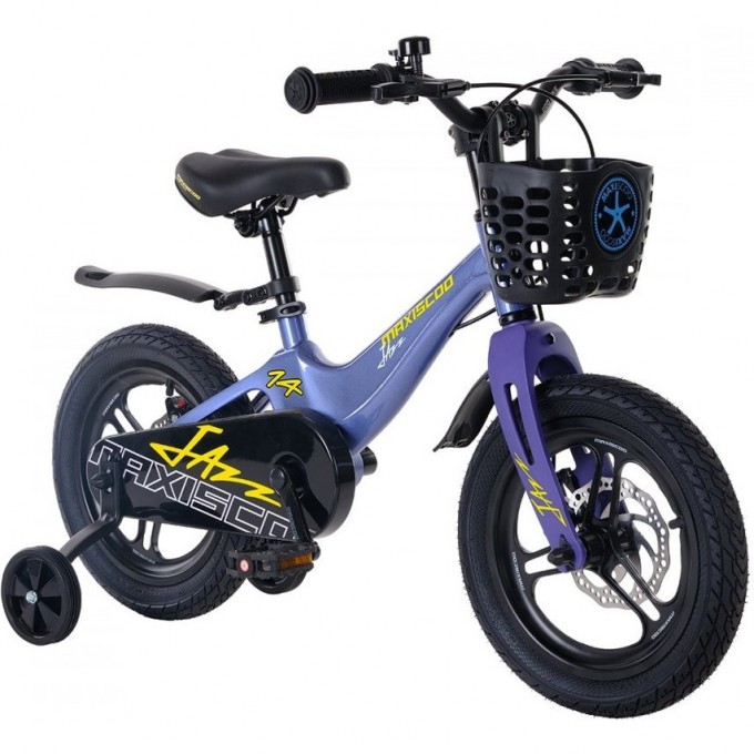 Велосипед детский MAXISCOO JAZZ PRO 14'' Синий карбон (2024) MSC-J1431P Велосипед детский MAXISCOO JAZZ PRO 14'' Синий карбон (2024) MSC-J1431P